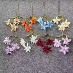 3-head Sayuri artificial flower wedding hotel wedding hall home decoration ornaments fake flowers wholesale cross-border
