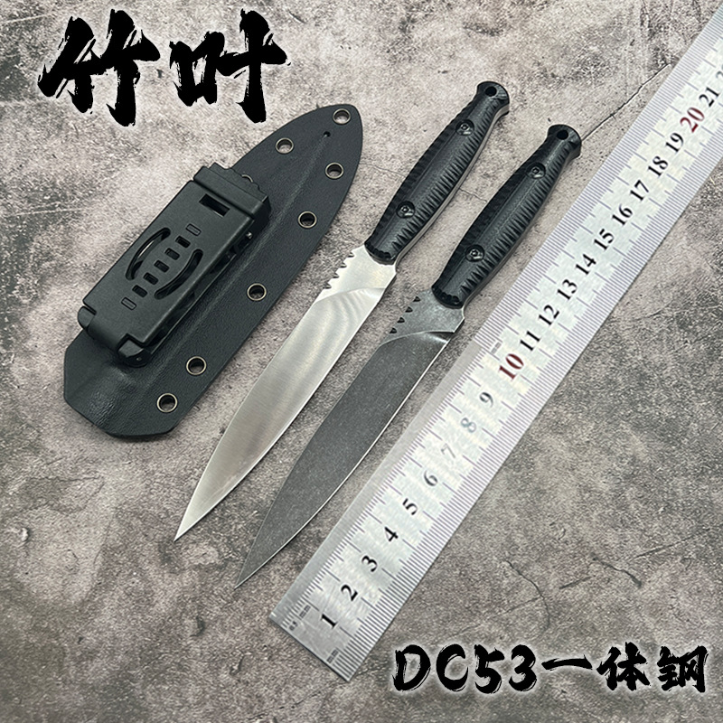 工厂直销户外小刀多功能战术荒野求生露营便携直刀手把肉水果刀具