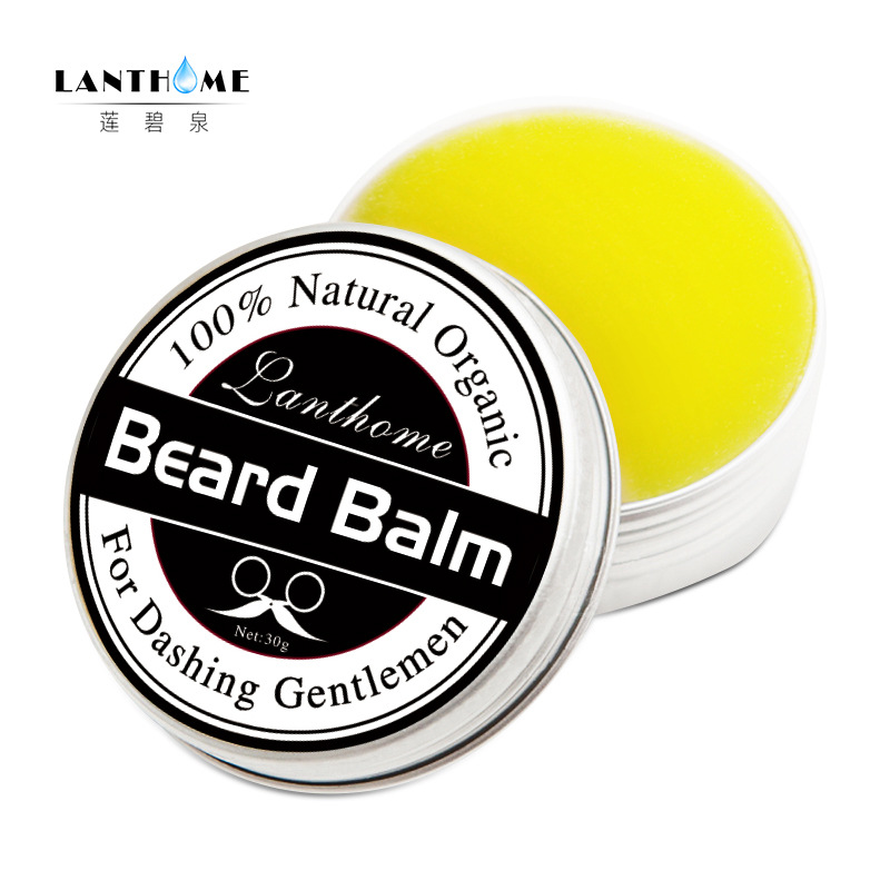 Cross-border LANTHOME Beard Wax Men's Beard Styling Moisturizing Moisturizing Styling Care Beard Cream