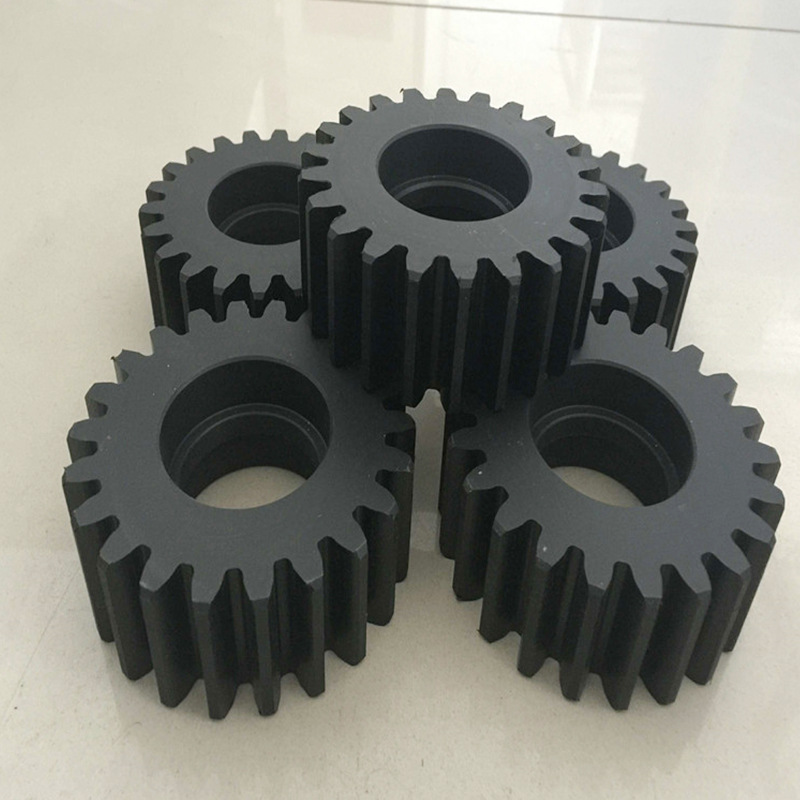 Piezas de engranaje de nylon moldeado por inyección mecánica piezas de plástico perfiladas equipos de transporte de rueda dentada piezas estándar de engranaje de nylon image 5