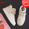 Warrior, high sneakers for beloved, fashionable trend universal sports shoes for leisure suitable for men and women, footwear, Korean style