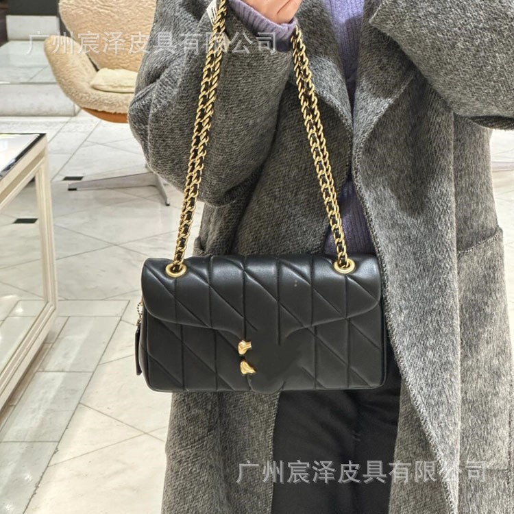 爆款寇家26菱格tabby酒神包链条单肩斜挎女包时尚小香风小方包潮|undefined