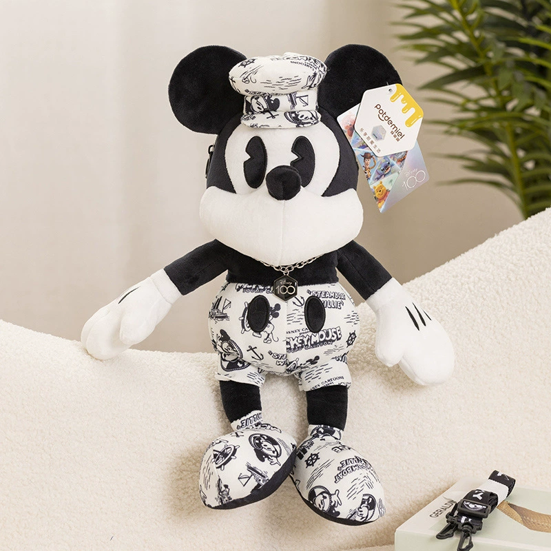 Disney, genuine plush backpack, toy, doll, Disney Mickey Mouse