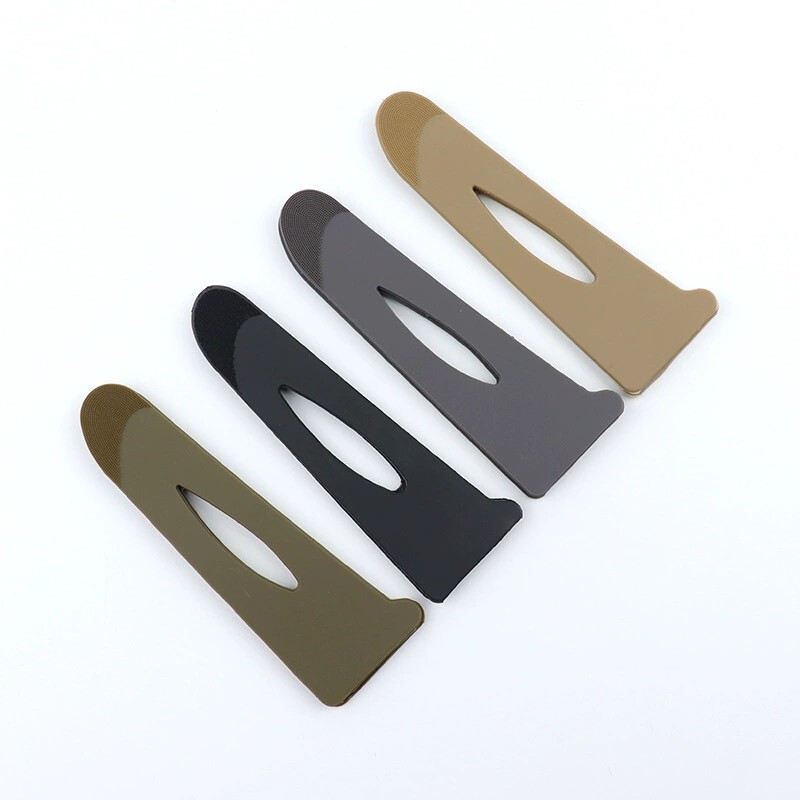 Outdoor Jacket Gloves Cuff Adhesive Hasp Cuff pvc Plastic Shooting Hook Velcro Sleeve Climbing Velcro