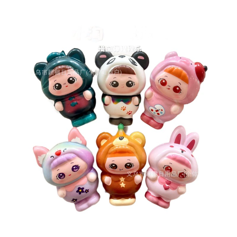 Милая мультяшная слизь, игрушка, кукла, антистресс