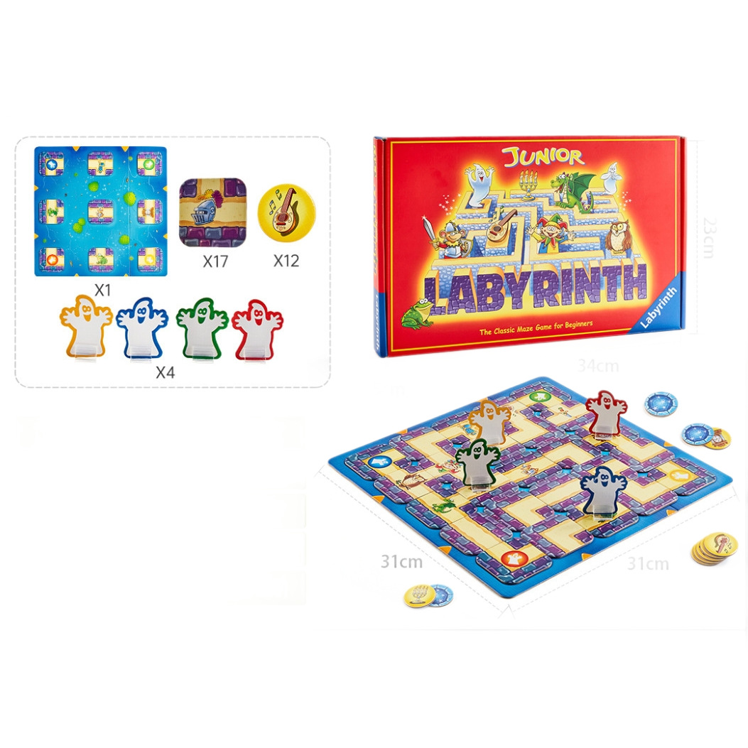 Nuevo ocio interior transfronterizo divertido loco laberinto tarot juguetes de pensamiento lógico puzzle juegos de ajedrez