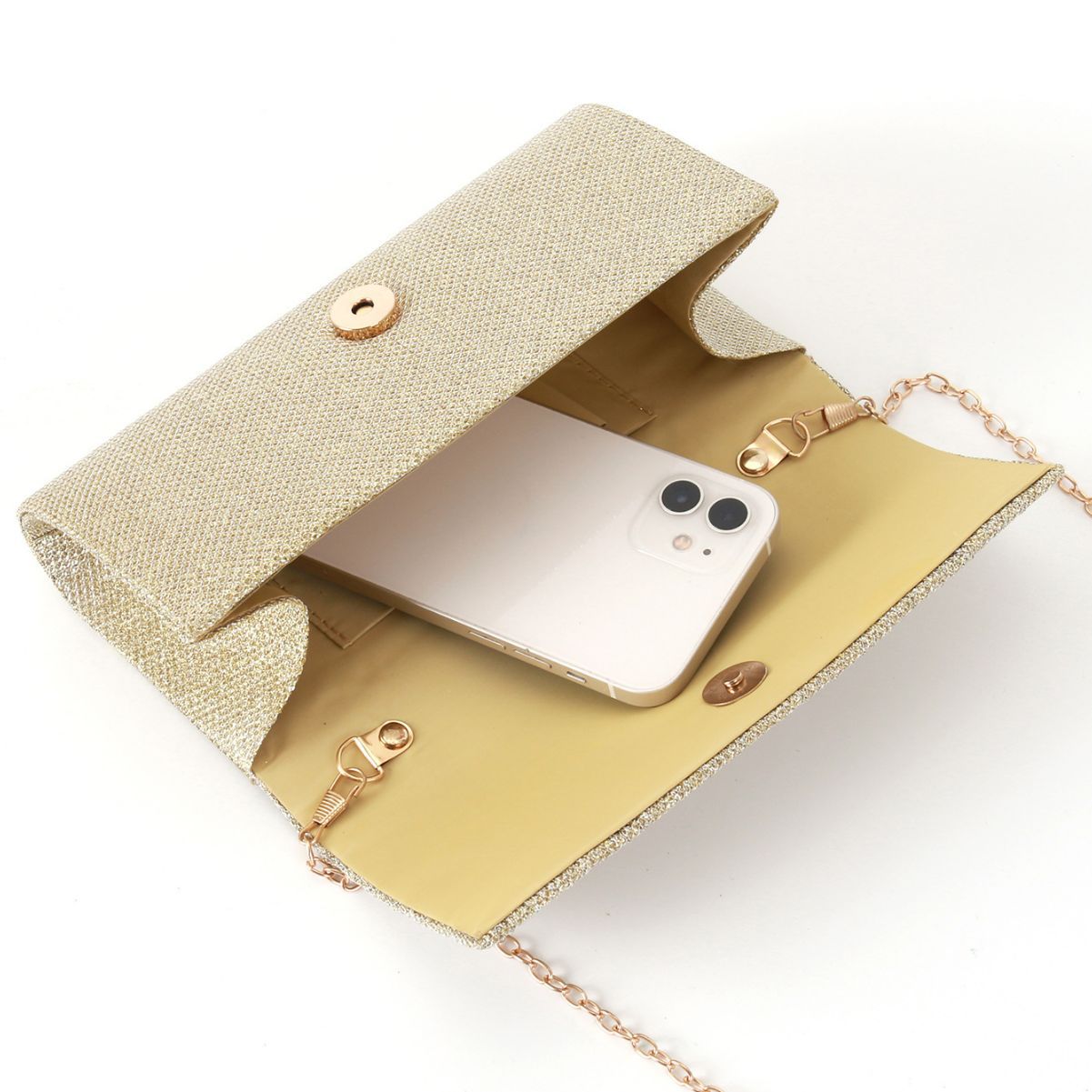 Venta directa de fábrica transfronteriza bolso de embrague bolso de noche de las mujeres colorido brillante plisado bolso de noche bolsa de mensajero de fondo redondo