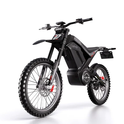 Elektrikli motosikletlər High-Speed Mountain Bike In-Stock - d7-72v8000w35ah-black