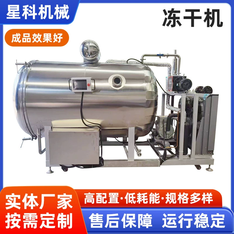 Круглый вакуумный сублимационный сушитель для фруктов и овощей, вакуумный сушитель для пищевых продуктов, фруктов и овощей, 1-300 квадратных метров