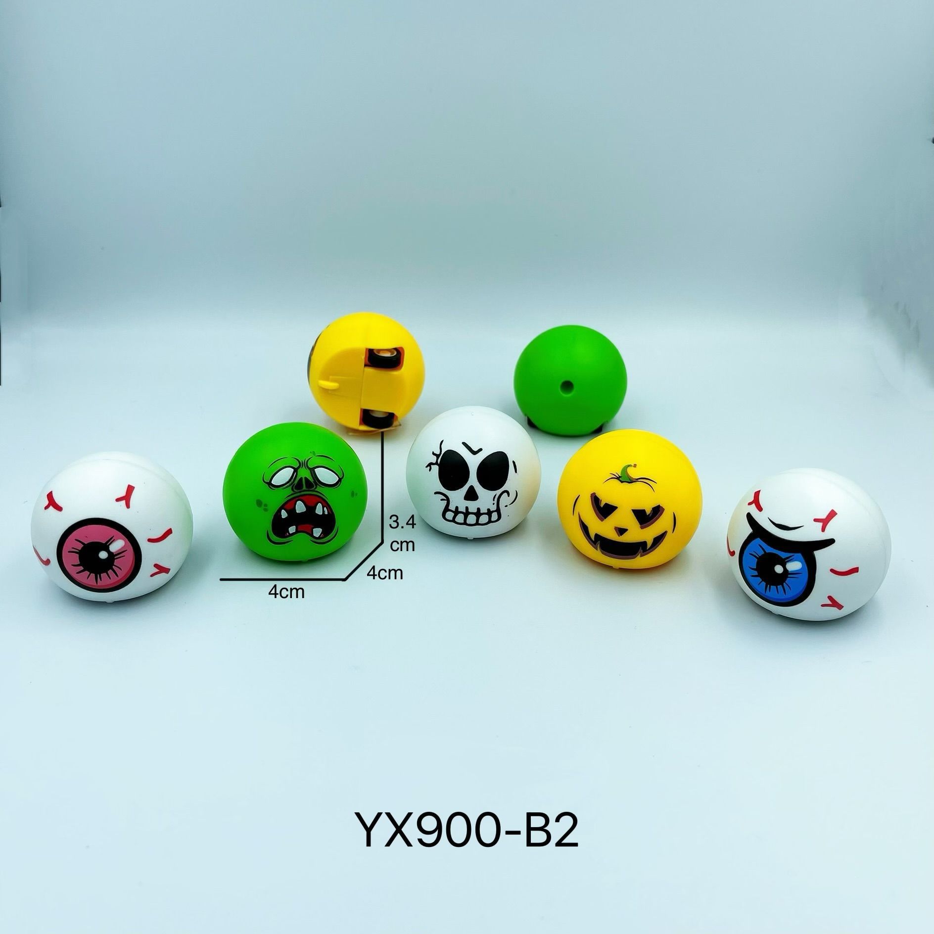 Se pueden seleccionar cinco tipos de coches de bolas de Halloween