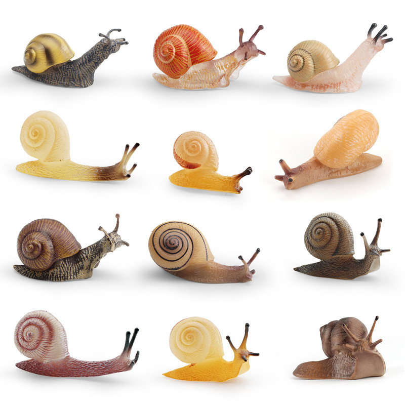Cross-border simulation wild reptile snail model micro landscape garden garden landscape decoration sand table decoration