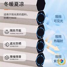 ?天窗玻璃陽光房遮陽簾手動電動天棚蜂巢簾防曬降溫隔熱遮光卷窗