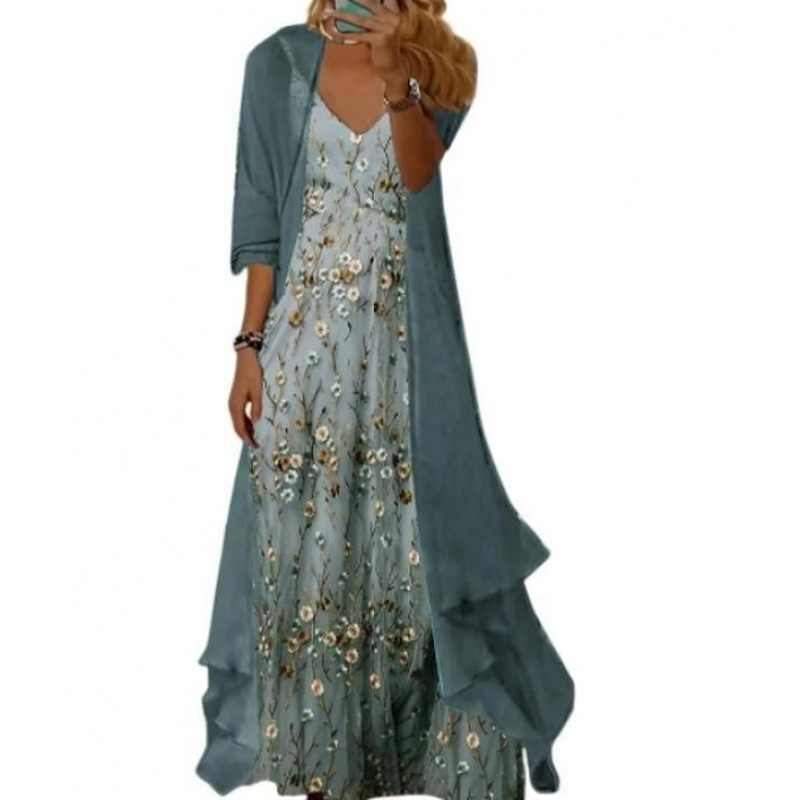 I 78963 Indian Style Maxi Dress Indian-Style Printed Holiday Long Dress for Cross-Border Export I 78963 Indian Style Maxi Dress Indian-Style Printed Holiday Long Dress for Cross-Border Export