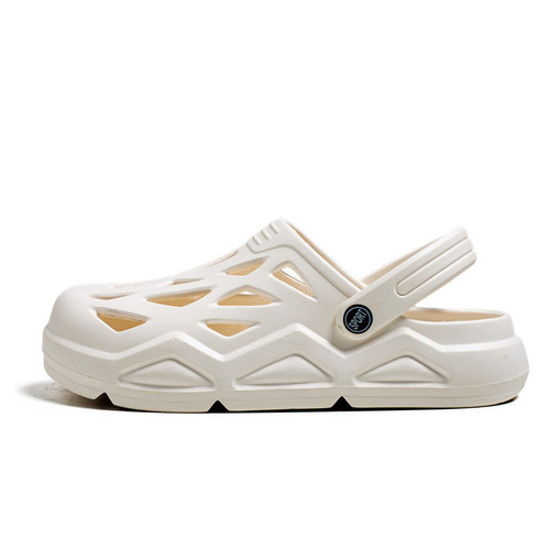 Croc Shoes Men's Summer 2024 New Outerwear Dual-Purpose Baotou Sandals and Slippers Non-Slip Wear-Resistant Shoes Beach Sandals