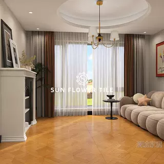 网红砖 法式客厅凡尔赛木纹砖 原木风卧室仿木地板瓷砖800x800
