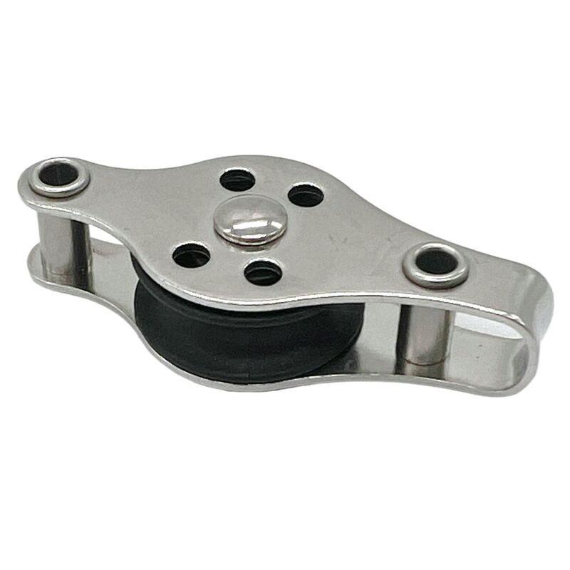 Stainless Steel Fixed Nylon Pulley Outdoor Sunshade Pulley Sailing Nylon Rope Accessories Pulley Guide Wheel