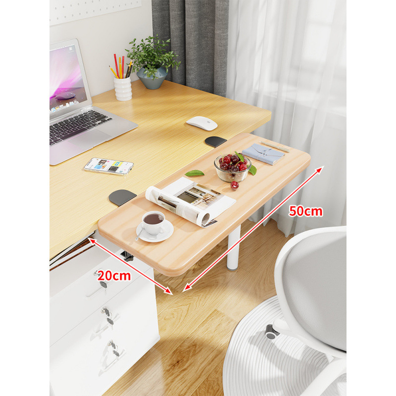 Mesa de escritorio extensión de mano mesa de computadora tablero de escritorio portador de teclado dormitorio tablero de estación de trabajo ensanchado extensión plegable