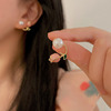 Summer universal sophisticated advanced earrings from pearl, Japanese and Korean, high-quality style, simple and elegant design