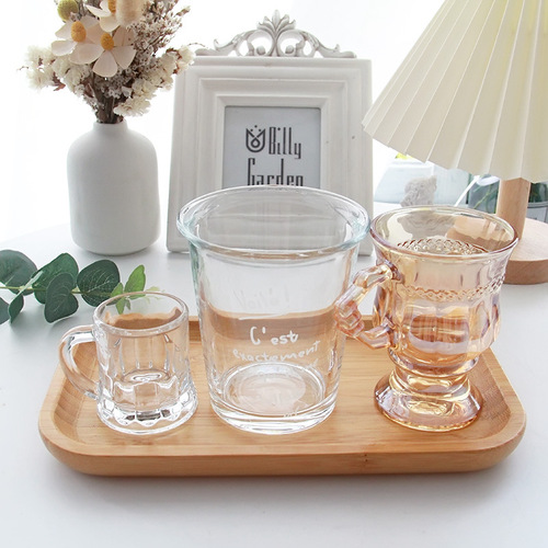 Summer Beverage Tea Beverage Coffee Small Beer Mini Handle Cup English Flip Cup Aromatherapy Candle Candle Holder Cup
