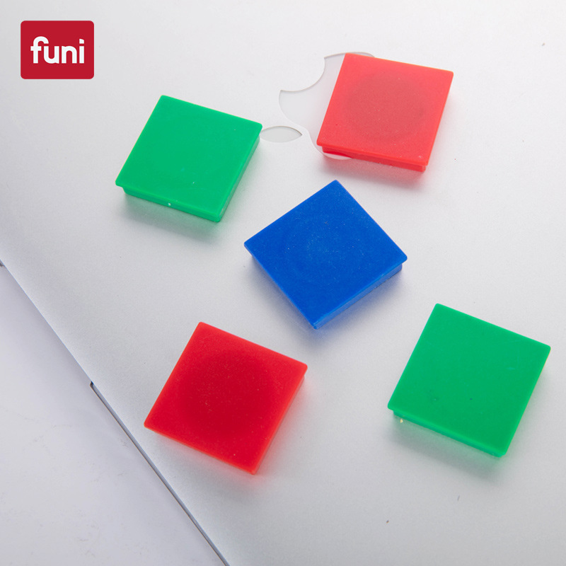 Funi CT-28 35mm Square Flat Magnetic Pin Refrigerator Magnet Whiteboard Magnetic Particle Magnet Direct Factory Sale