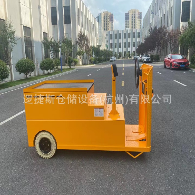 全电动站驾式牵引车4吨承载500-800kg平板运输车载货车拖车牵引车