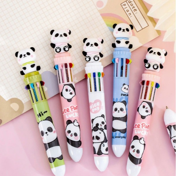 Caricatura adorable Panda Post-it - Notes Estudiantes Temporada escolar DIY Papelería Pequeños regalos de alto valor facial Paquete de regalo para niños