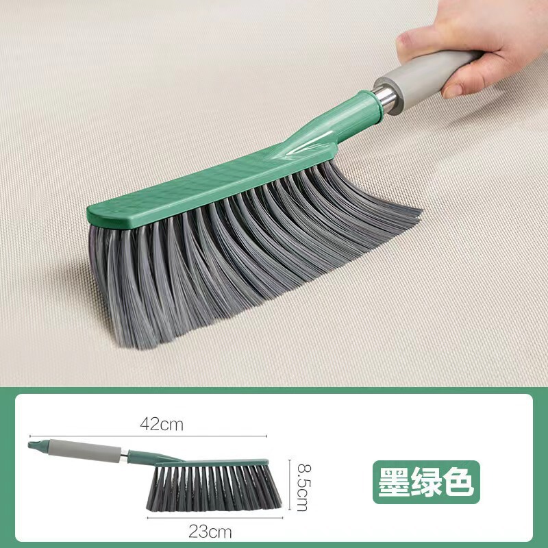 ベッドブラシ、ベッド掃除用ブラシ、家庭用ベッドブラシ、ステンレス製長柄、家庭用掃除、学生寮用ベッド掃除、柔らかい毛ブラシ|undefined