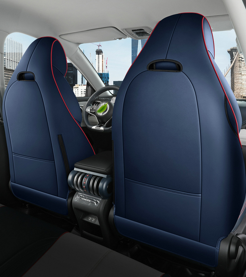 Cross-Border Yuan Plus Special Seat Cushion for Left and Right Steering, Overseas Seat Cover, Cross-Border Full Leather Full-Cover Custom Car Seat Cushion Wholesale
