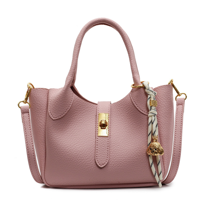 Bolso de cesta de verduras simple de comercio exterior para mujer 2025 nuevo bolso de hombro casual salvaje de moda bolso de cubo de aire extranjero