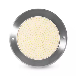 Factory Direct Sales Colorful Ultra-Thin Stainless Steel Swimming Pool Light Ip68 Waterproof Wall-Mounted Underwater Light Underwater Light