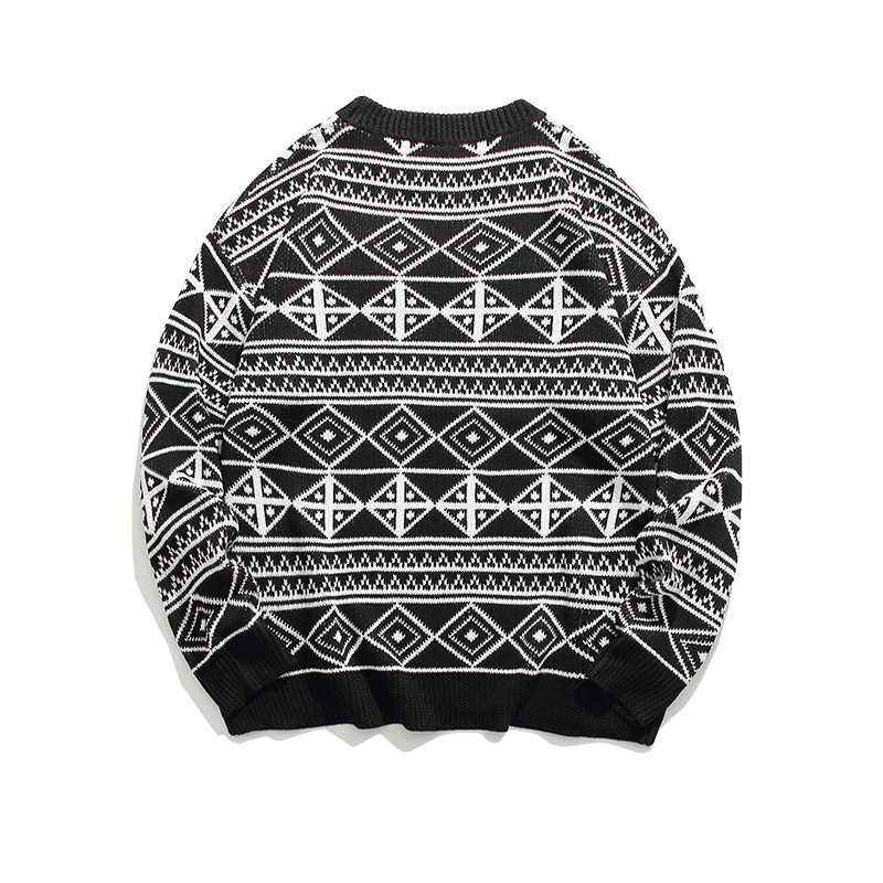 Herrenbekleidung Pullover für Männer im Winter, die diesjährigen neuen Strickpullover für Männer, lockere und lässige Winterpullover für Teenager_voghion.com