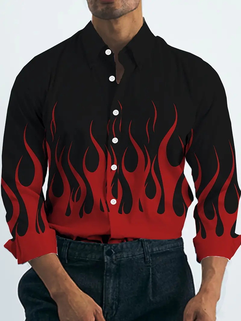 Camisa de botón de solapa de manga larga minimal unisex de alta calidad 2024 blusa suelta de otoño para hombre MB12