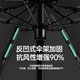 Double Bone Five-fold Umbrella Reinforced Thickened Black Rubber Umbrella Portable Compact Ultra Light Women's Umbrella Windproof Super Sun-proof Custom Umbrella