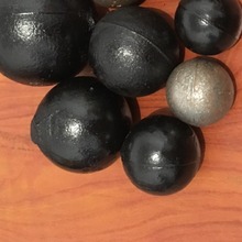 电厂脱硫用高低铬合金铸球160mm江苏中磨直供防堵钢件优选高铬