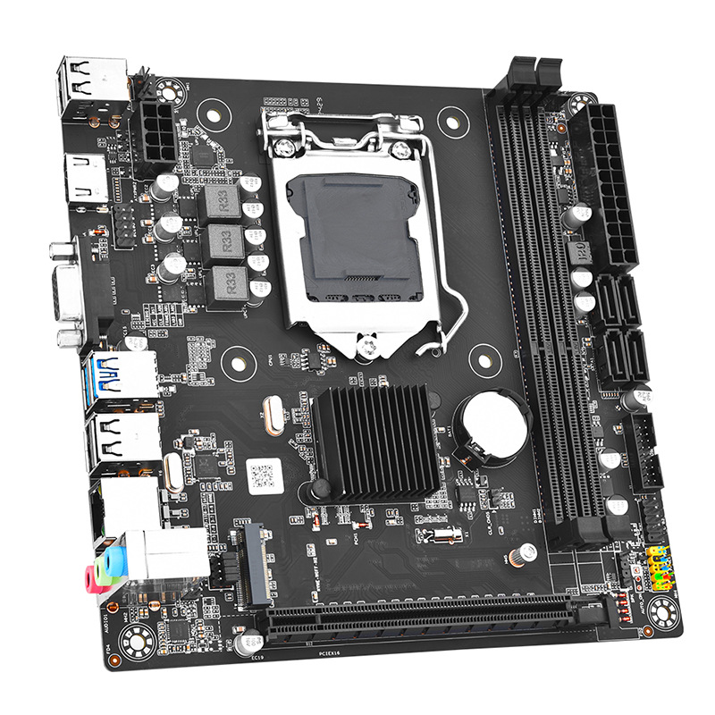 Nueva placa base de B75M-I, placa pequeña de escritorio para el hogar y la Oficina, memoria DDR3 LGA-1155, compatible con M.2 NVME