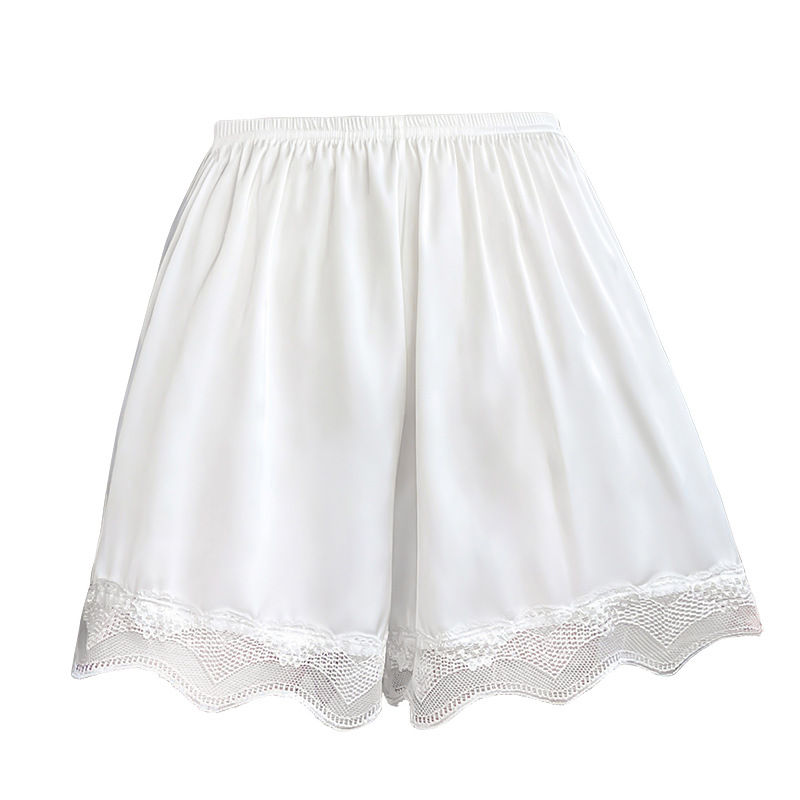 Quality Carefully Selected Jk Safety Pants Three-Point Lace Satin Lace Anti-Exposure Pants Women's Summer Loose Bottoming Shorts
