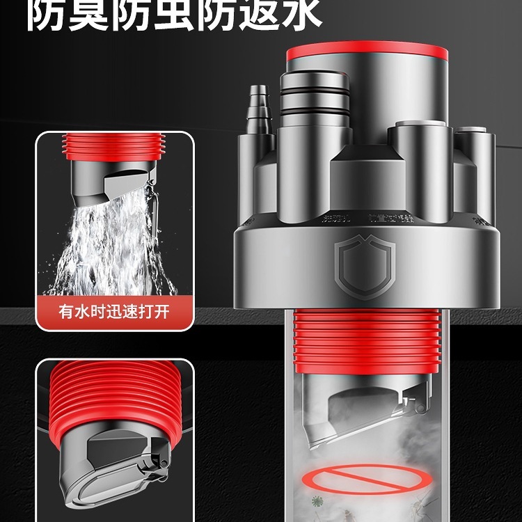 キッチン排水管 3 ヘッド食器洗い機シンク排水管浄水器シールプラグ分流防水防臭|undefined