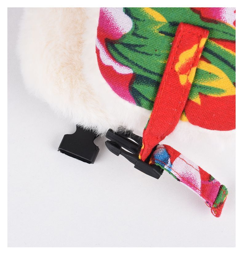Northeast Dahua Cloth Lei Feng for Men Women, Winter Warm Thick Cotton Hat with Velvet, Ethnic Wind and Snow Township_voghion.com