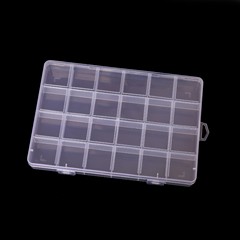 固定収納ボックスビーズプラスチックボックス透明12グリッド15グリッド18グリッド24グリッド32グリッド36グリッド