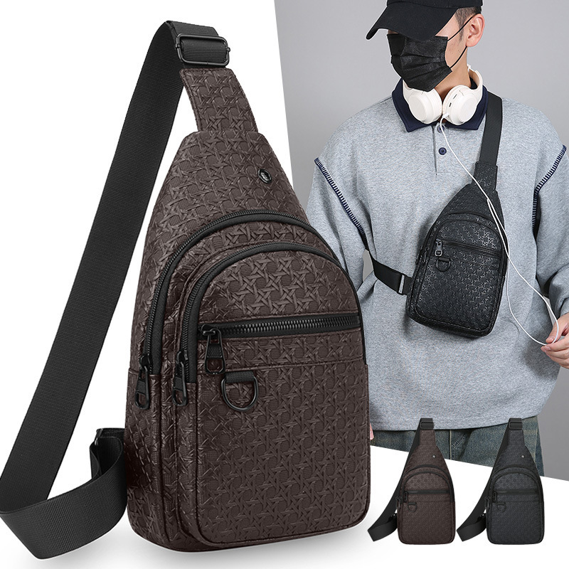2025 New Men's Casual Versatile Chest Bag, Fashionable and Simple Shoulder Bag, Water-Repellent Large-Capacity Outdoor Crossbody Bag 2025 New Men's Casual Versatile Chest Bag, Fashionable and Simple Shoulder Bag, Water-Repellent Large-Capacity Outdoor Crossbody Bag