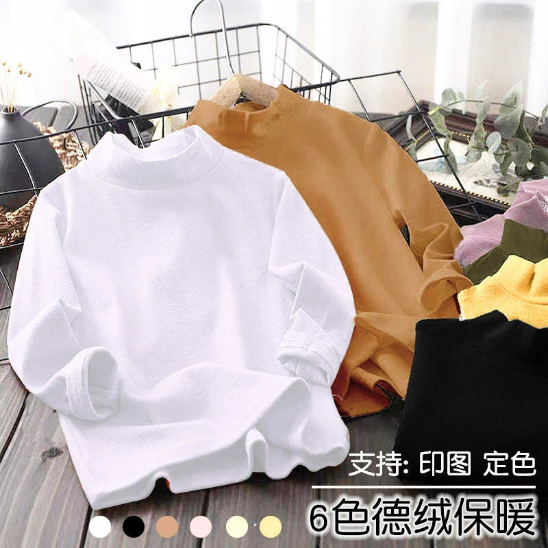 Children's warm long-sleeve, keep warm down jacket for boys, high collar