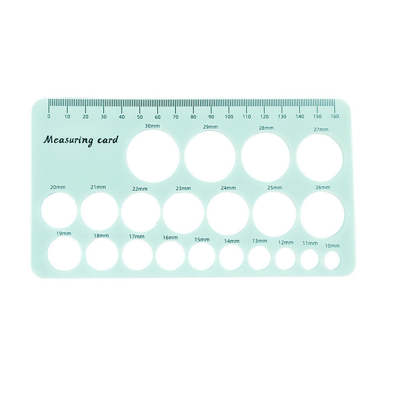 정사각형 판타지 블루 단면 인쇄 + 프렌치 자 + 진주빛 가방 포장