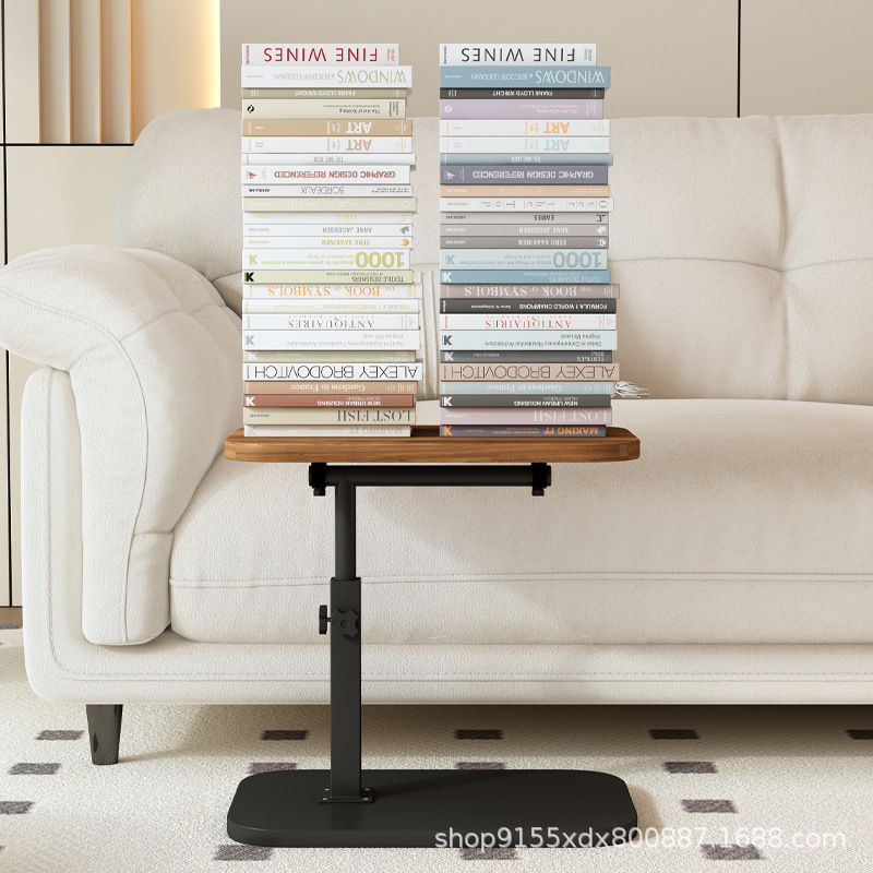 Mesa de cama ajustable para laptop con ruedas | Escritorio móvil para dormitorio