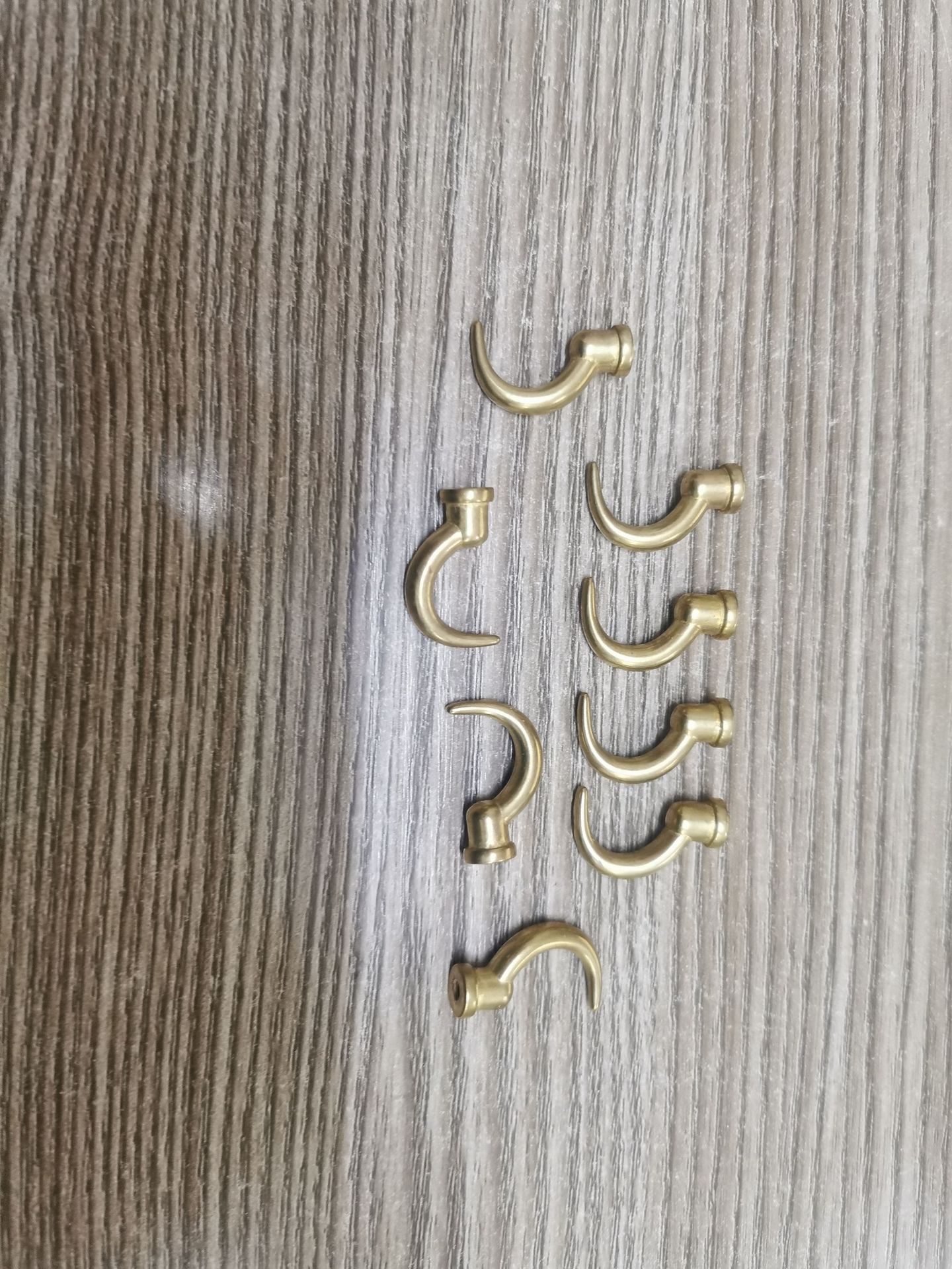 厂家批发全铜五金金属挂钩 全铜衣架钩子 问号钩衣挂钩铜铸铜车件