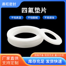 定制多规格四氟垫片白色PTFE密封垫片厂家加工四氟乙烯异性垫片