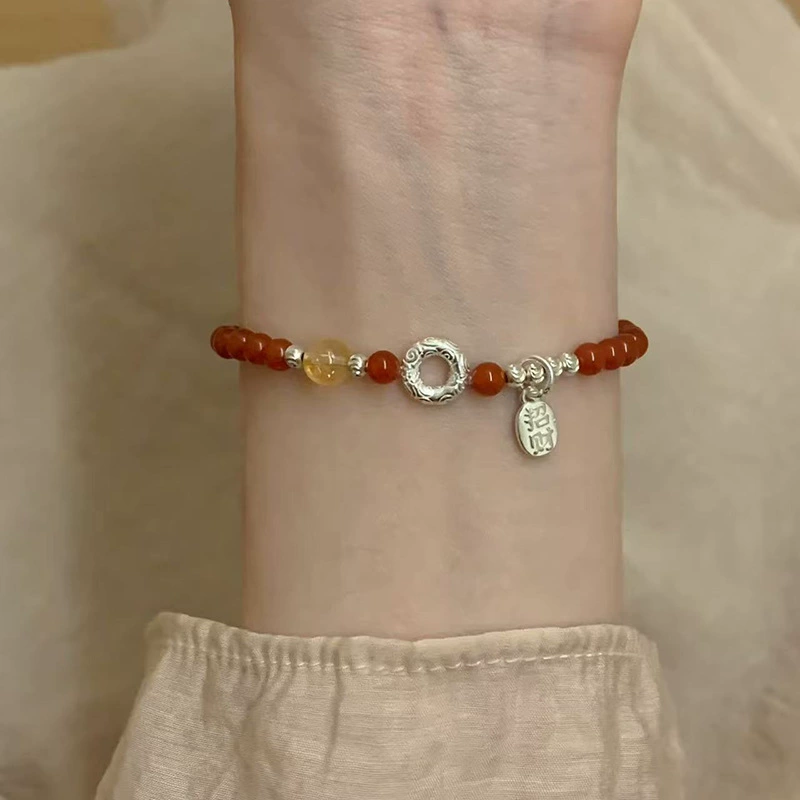 Round Zircon Bracelet Beads, 925 Silver Sample, Simple Elegant Charm (Multiple Codes)
