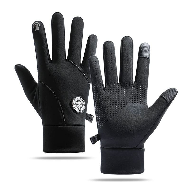 T-BAGWELL Herren-Winterhandschuhe mit Touchscreen – wasserdicht, winddicht, rutschfest für Radfahren, Autofahren, Wandern und Outdoor-Sportarten_voghion.com