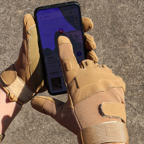 Cross-border cycling gloves full finger for motorcycle, bicycle, and scooter suitable for spring, autumn, winter touch screen for men and women outdoor gloves