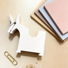 跨境新品桌面Mulepost-it clip办公日用装饰便签夹骡子笔筒名片盒