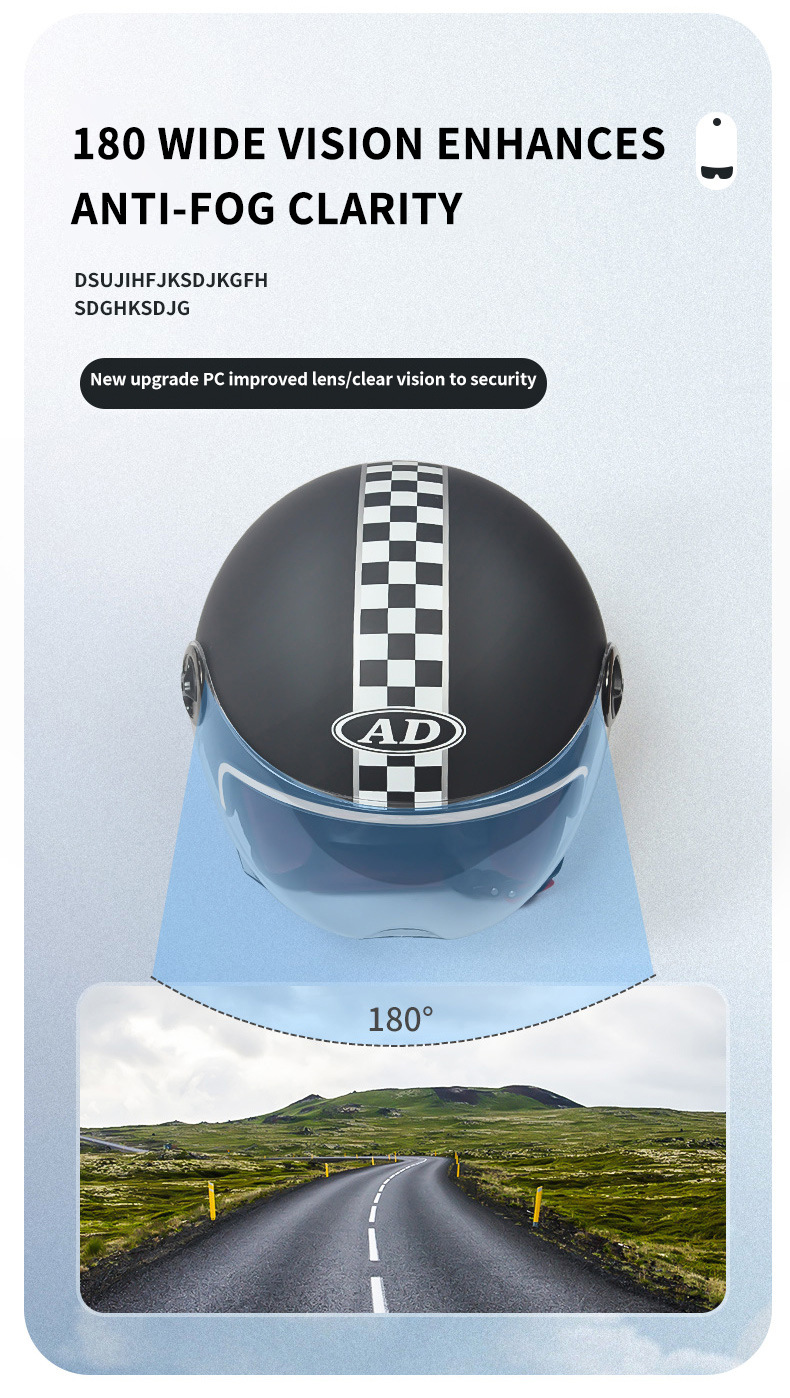3C Certified Electric Motorcycle Helmet for Women and Men